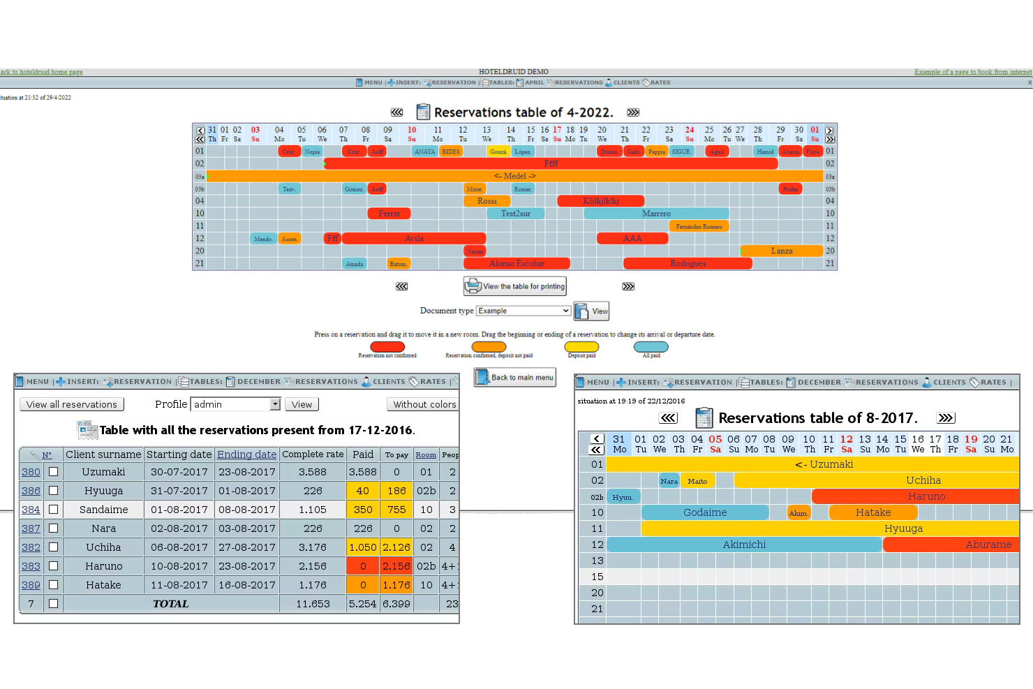 HotelDruid screenshot - 10 beste gratis hotelbeheersoftware beoordeeld in 2026
