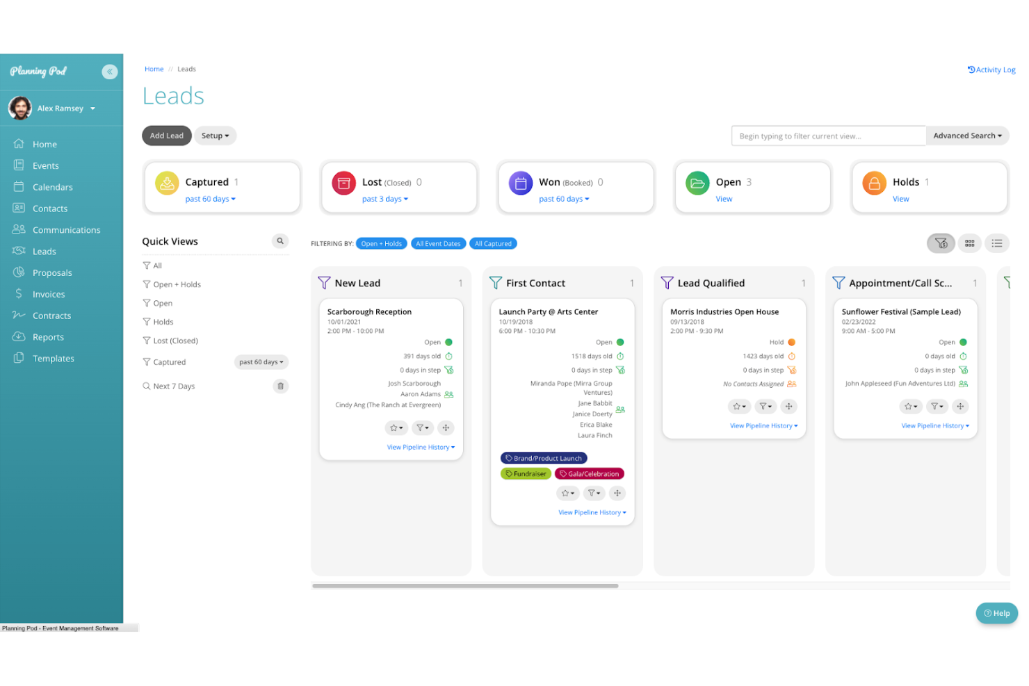 Planning Pod screenshot - 10 beste software voor locatiebeheer beoordeeld in 2026