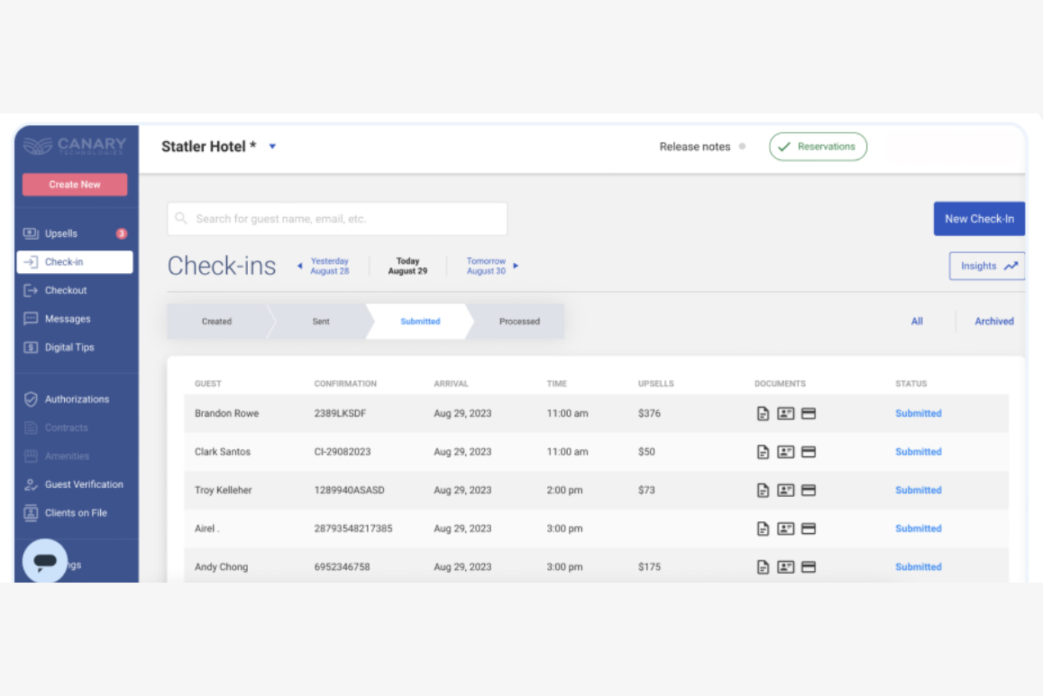 Canary Technologies screenshot - 10 Best Hotel Asset Management Software In 2026