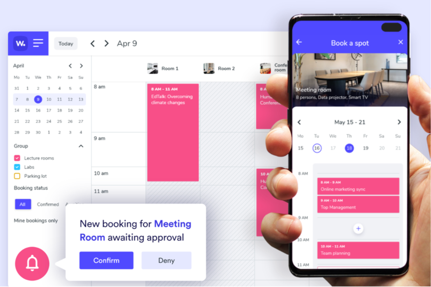 Whatspot screenshot - The 19 Best Event Scheduling Software for 2026