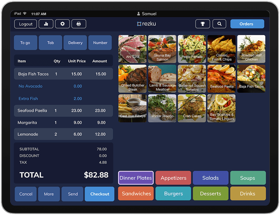 Rezku screenshot - 12 Best Free Restaurant Management Software Reviewed in 2026