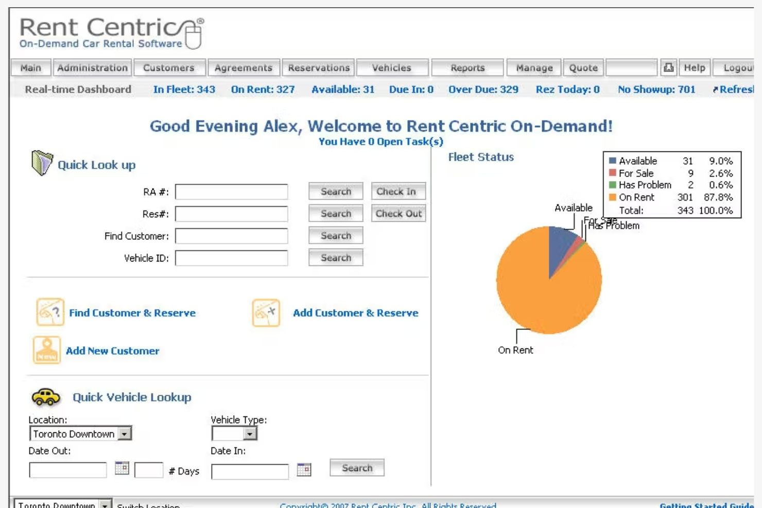 Rent Centric screenshot - 14 Best Car Rental Management Software Reviewed in 2026