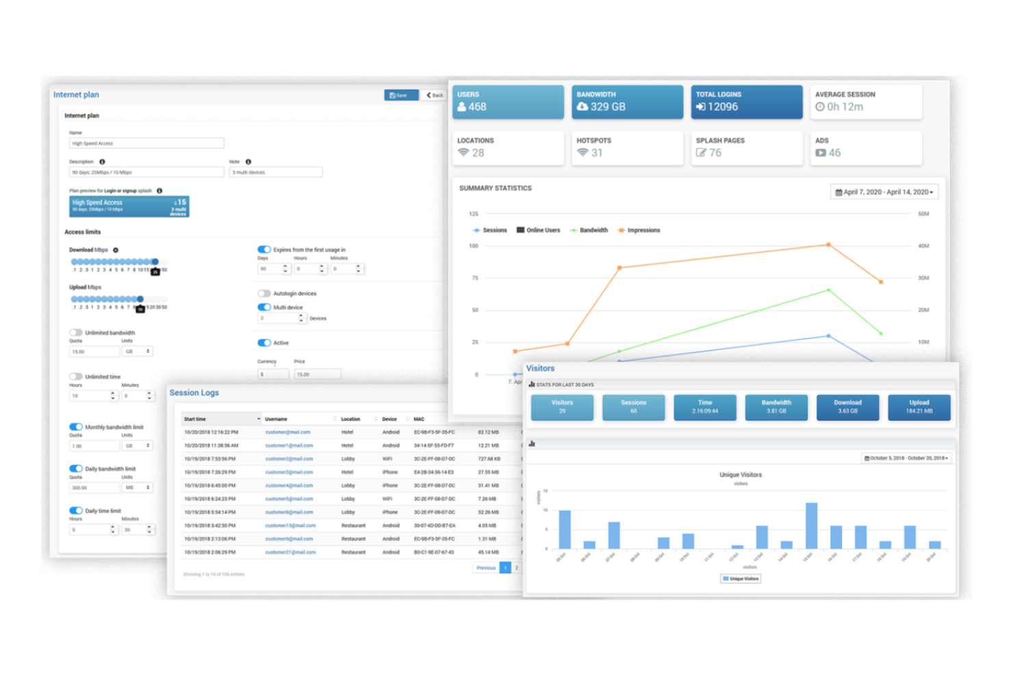 Antamedia screenshot - 15 Hotel WiFi Management Software Solutions for 2026