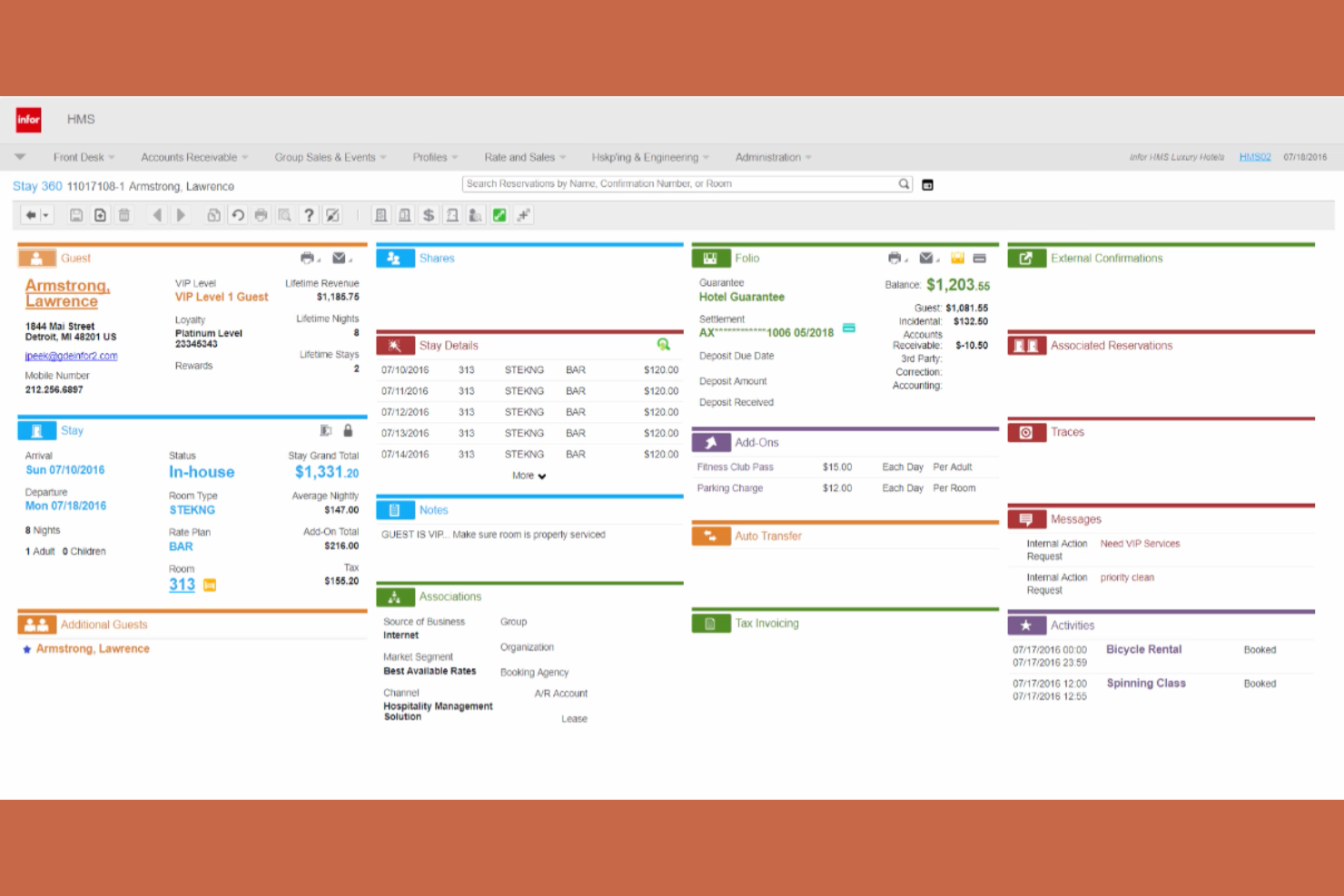Infor HMS Revenue Management screenshot - 16 Hotel Yield Management Software Picked for 2026