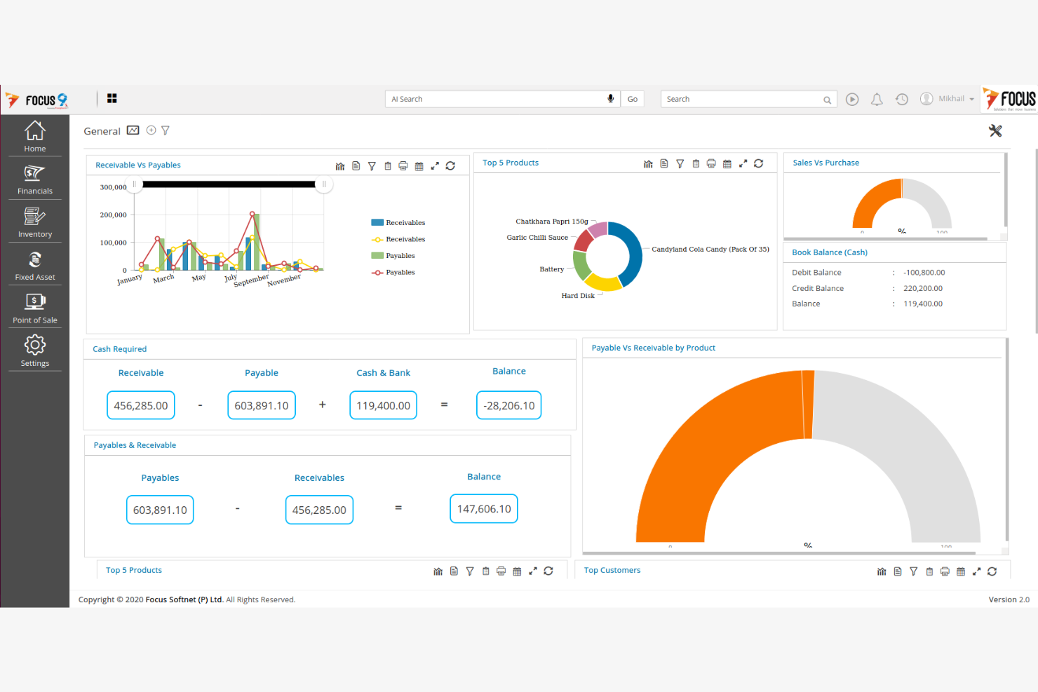 Focus e-RMS screenshot - 23 Best Hotel Restaurant Software Solutions for 2026