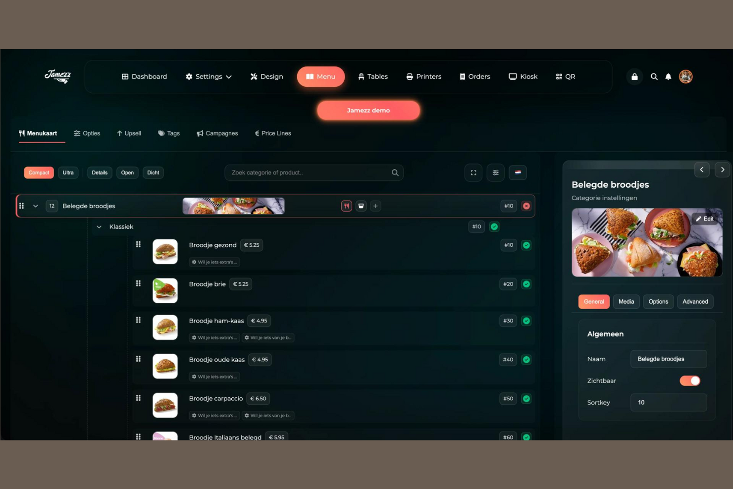 Jamezz screenshot - 10 Best Mobile Ordering Software for Hotels in 2026