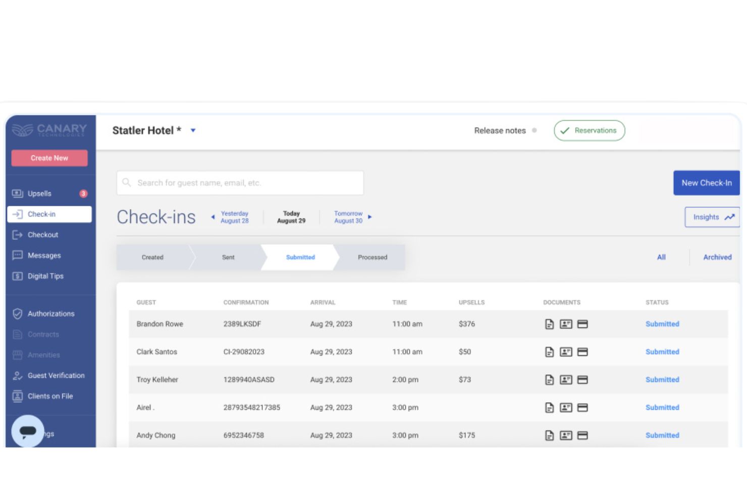 Canary Technologies screenshot - 10 Best Hotel Check-In Software in 2026