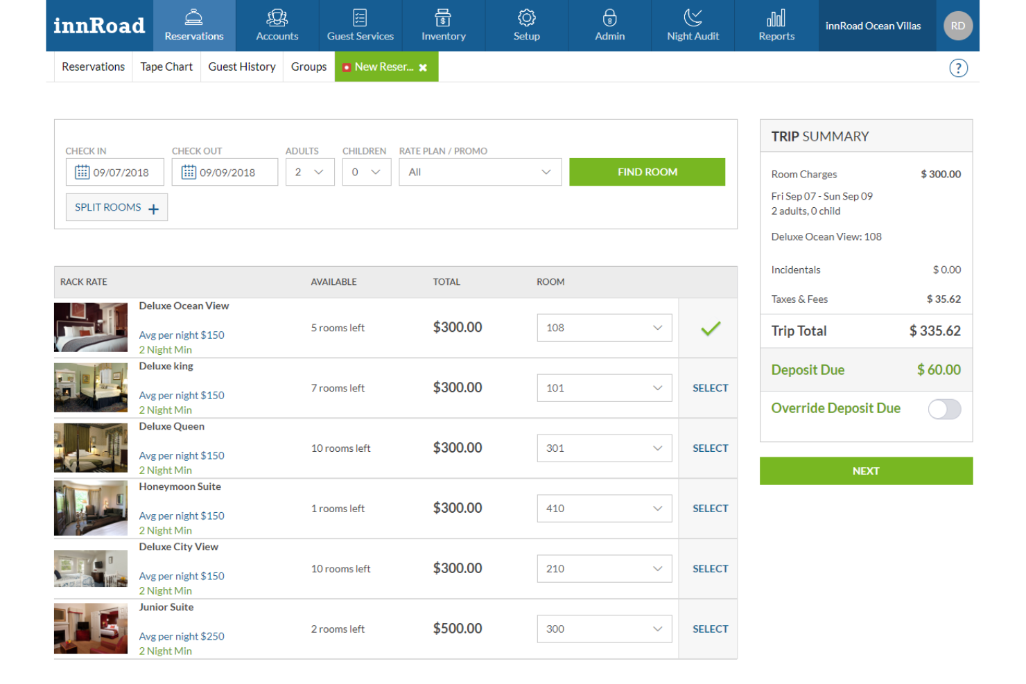 innRoad manages bookings, rates, and operations in one simple system.