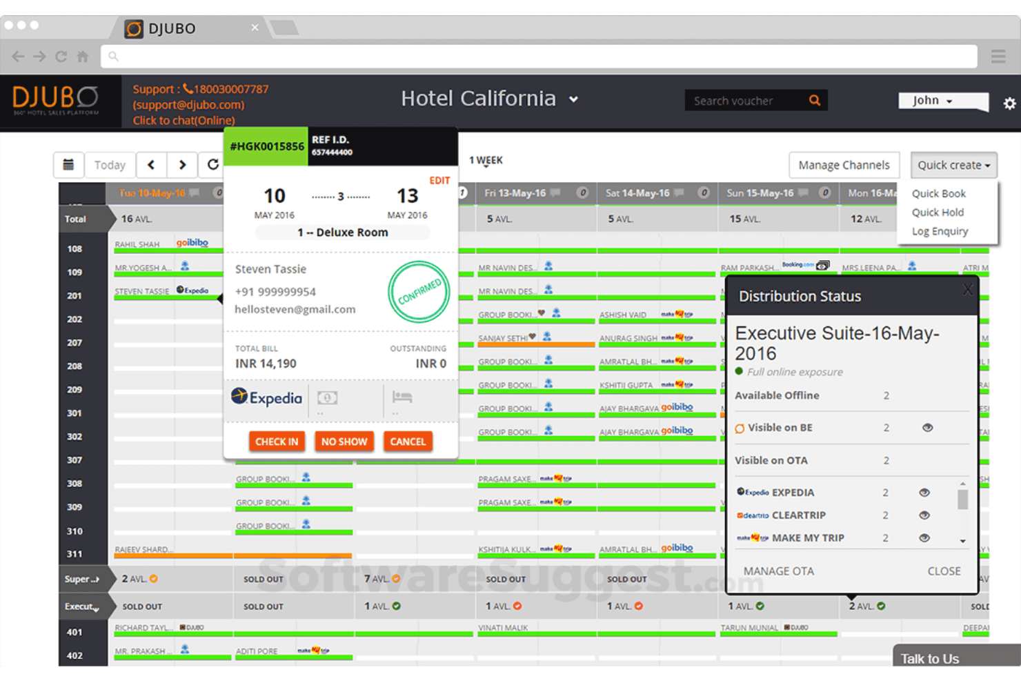 DJUBO centralizes bookings, operations, and guest management in one system.
