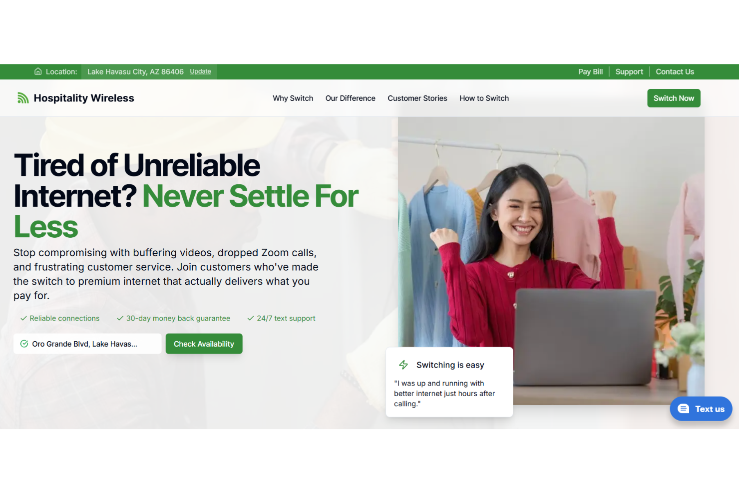 Hospitality Wireless delivers managed, guest-focused hotel Wi-Fi.