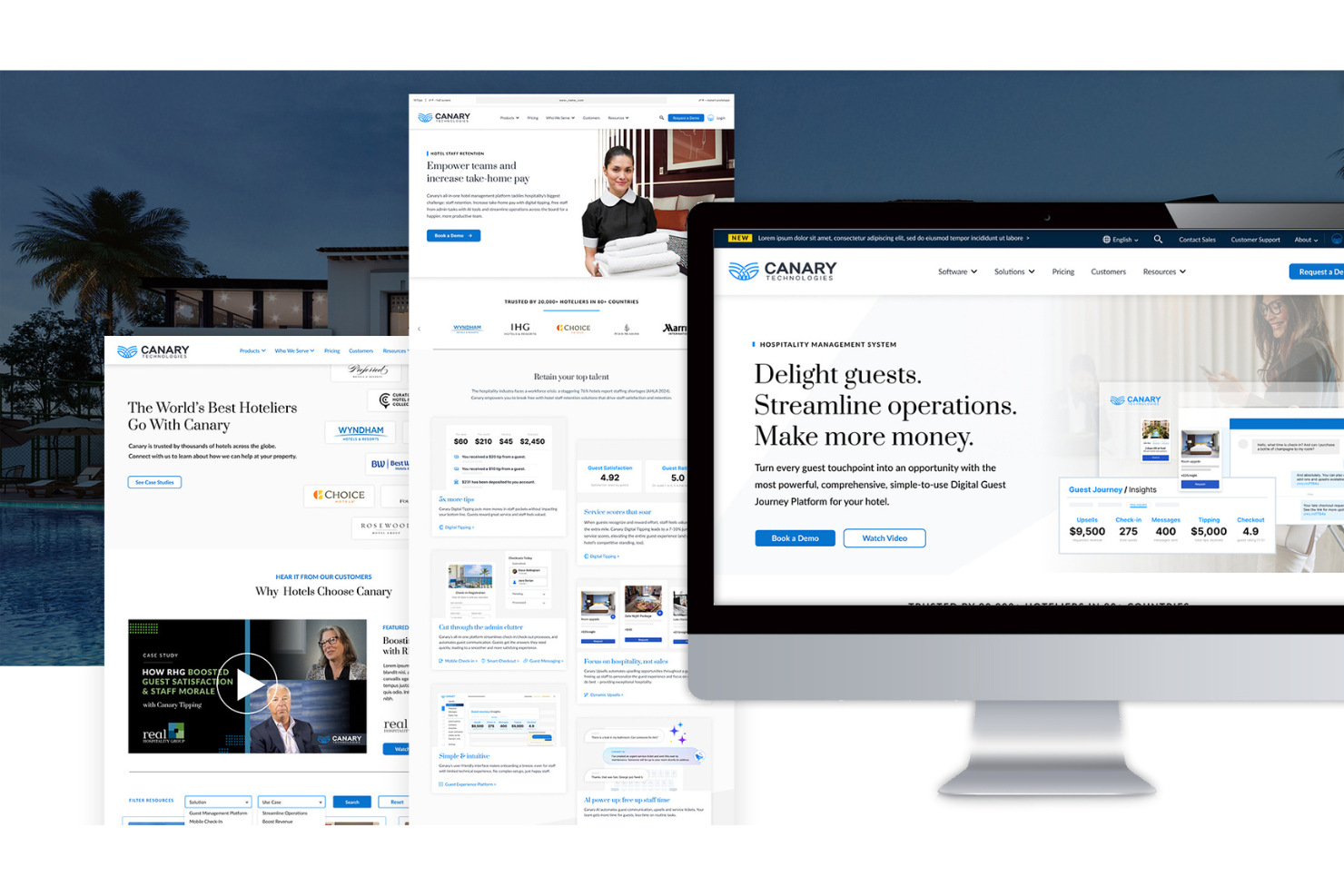 Manages hotel operations, guest services, and reservations seamlessly.