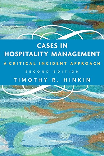 Cases in Hospitality Management: A Critical Incident Approach hospitality management book