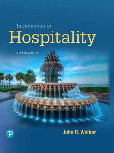 Introduction to Hospitality management book