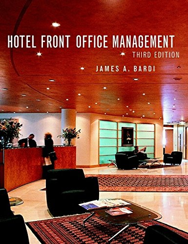 Image of the cover of the book Hotel Front Office Management by James A. Bardi.