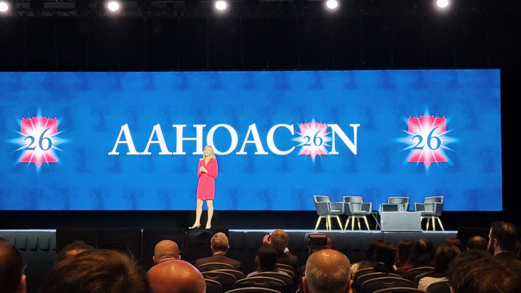 Laura Lee talks about advocacy and profit AAHOACON26