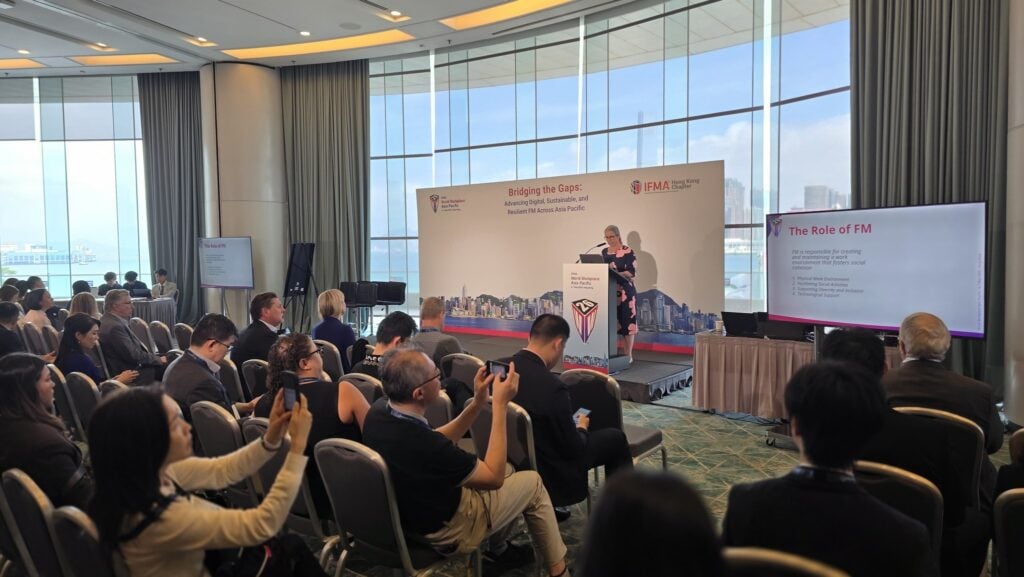 A keynote presentation at the IFMA World Workplace conference