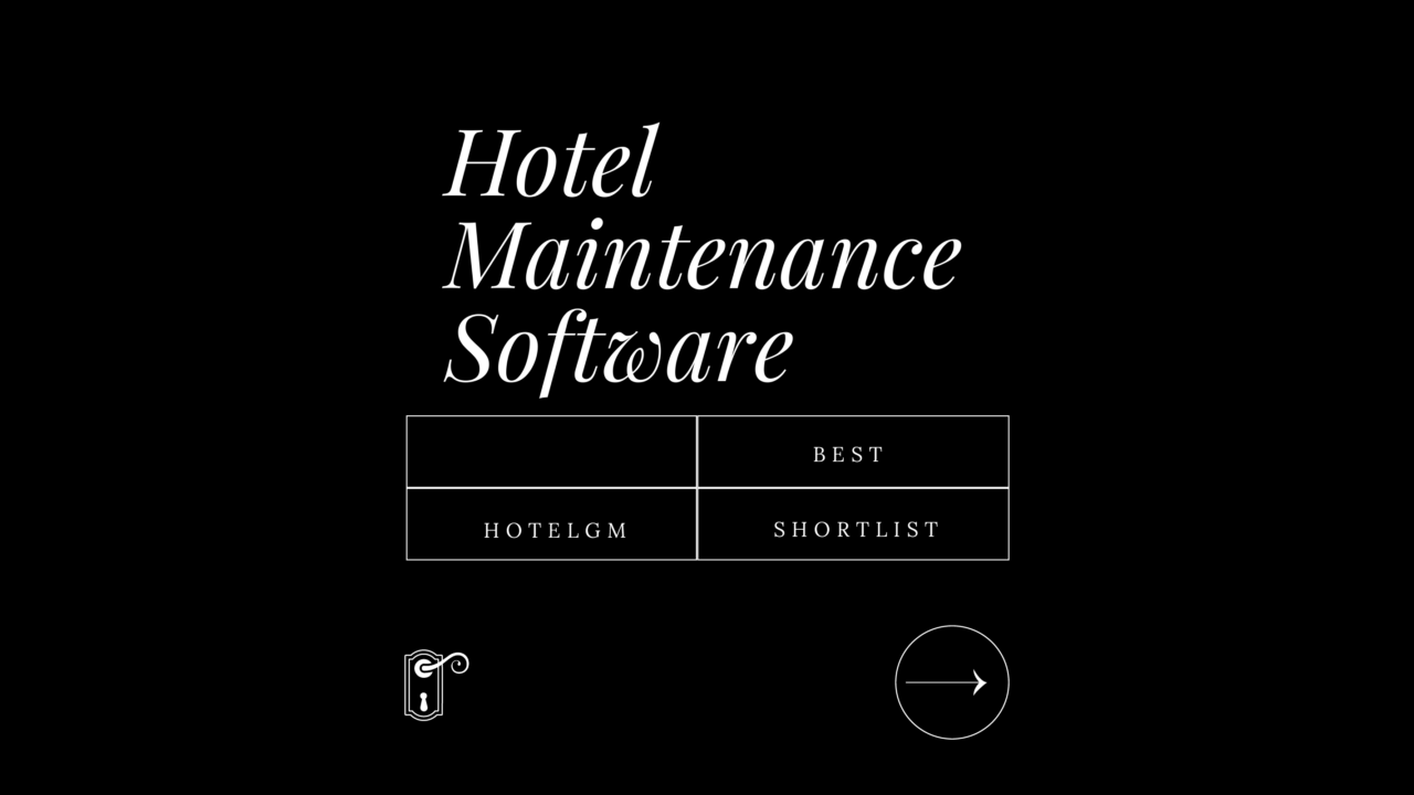 Hotel maintenance software best tools