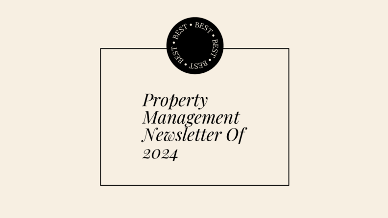 Property management newsletter of 2024 generic best of