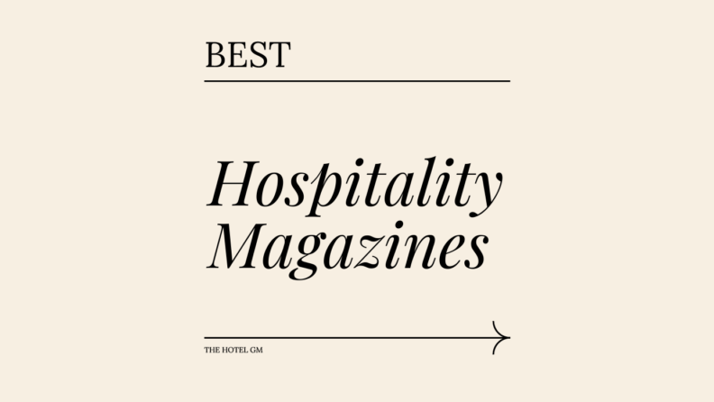 Hospitality magazines generic best of