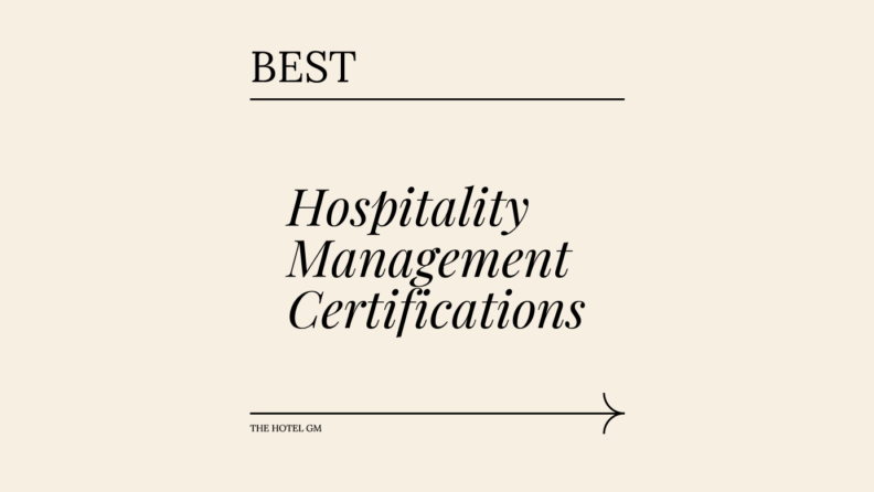 Hospitality management certifications generic best of