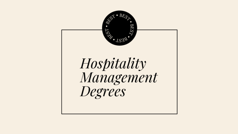 Hospitality management degrees generic best of