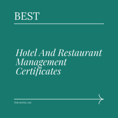 Hotel and restaurant management certificates generic best of