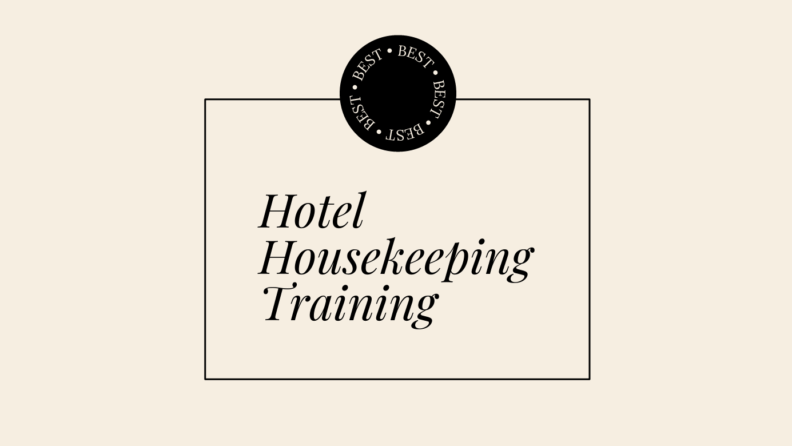 Hotel housekeeping training generic best of