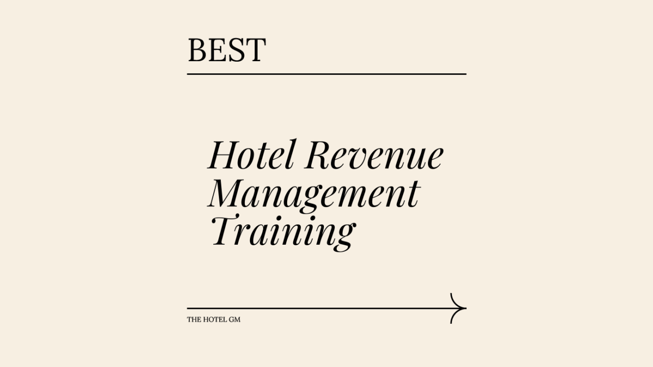 Hotel revenue management training generic best of