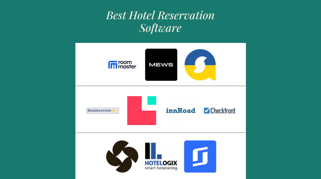 Best Best Hotel Reservation Software logos 24112