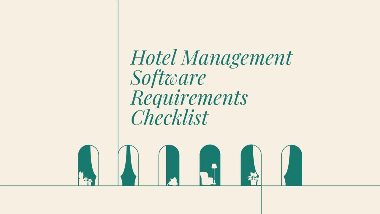 Hotel management software requirements checklist standard editorial post 37594